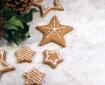 Julekager formet som stjerner
